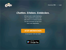 Tablet Screenshot of de.clubcooee.com